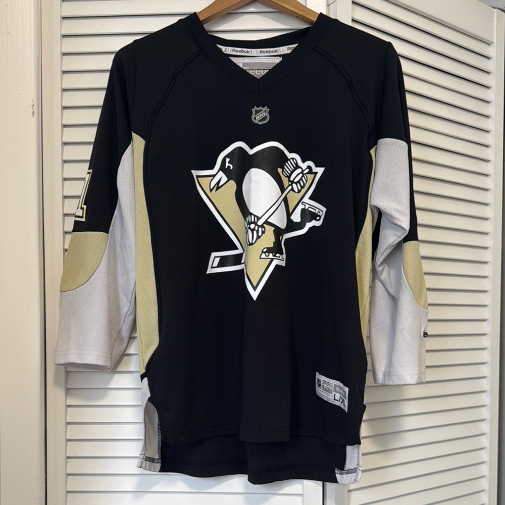 Reebok NHL Black Penguins Jersey Kessel #81